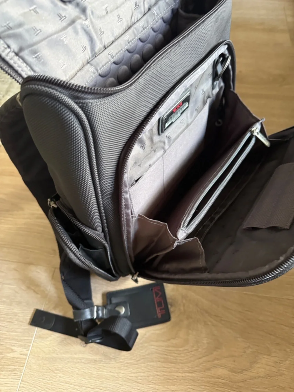 Tumi laptop backpack black